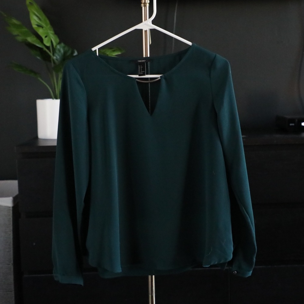 Dark Teal Blouse